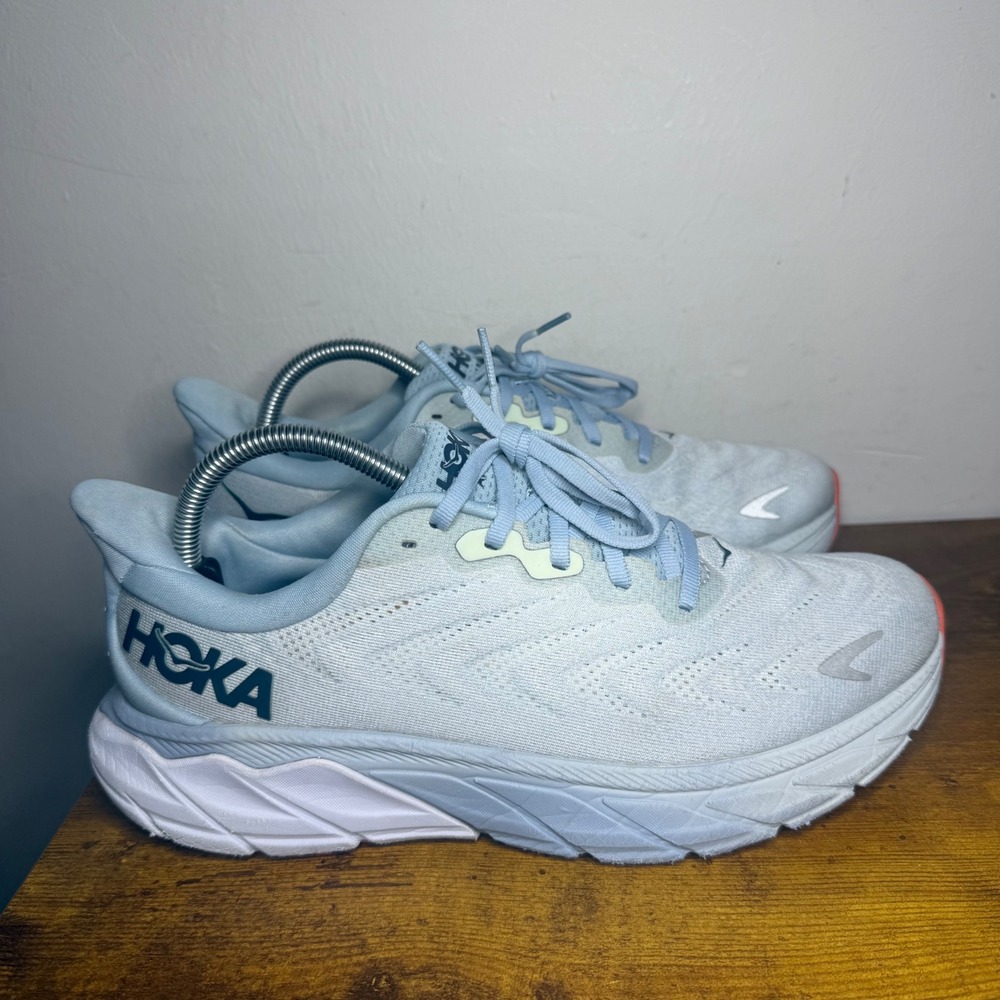 Hoka Arahi 6 Running Shoes Womens Size 10 Light Blue PABE 1123195